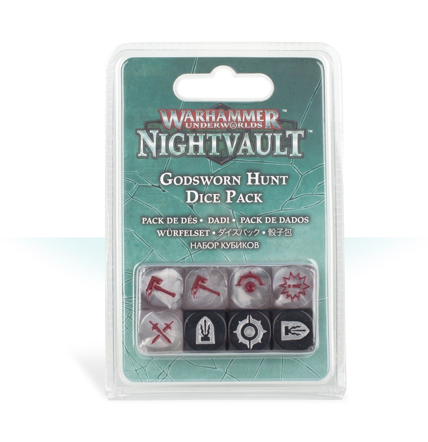 Warhammer: Underworlds - Godsworn Hunt Dice Pack (8-Pack) [ACCS] - Warhammer Game Accessories Sealed