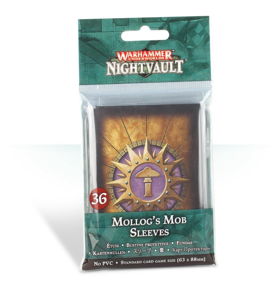 Warhammer: Underworlds - Nightvault: Mollog’s Mob Sleeves (36-Pack) [ACCS] - Warhammer Game Accessories Sealed