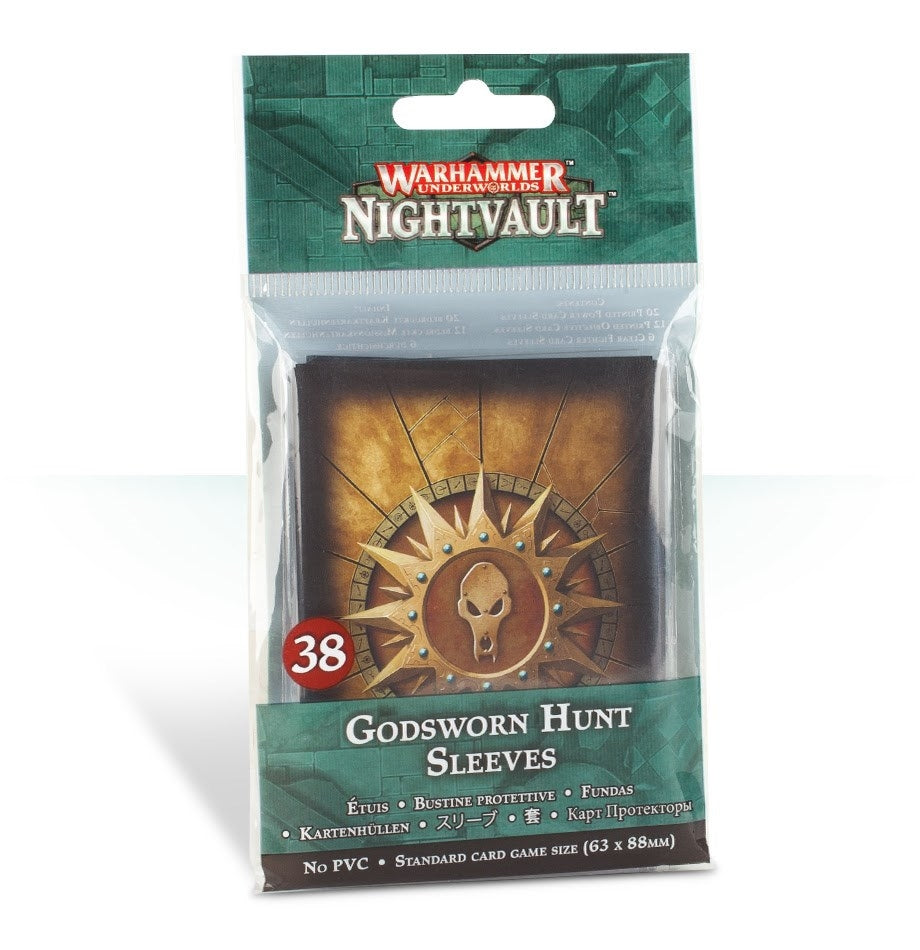 Warhammer: Underworlds - Nightvault: Godsworn Hunt Sleeves (38-Pack) [ACCS] - Warhammer Game Accessories Sealed