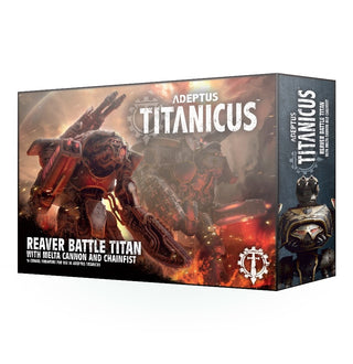 Warhammer: 40K - Adeptus Titanicus - Reaver Battle titan w/ Metal Cannon and Chainfist [PLAS] - Warhammer Box Sets
