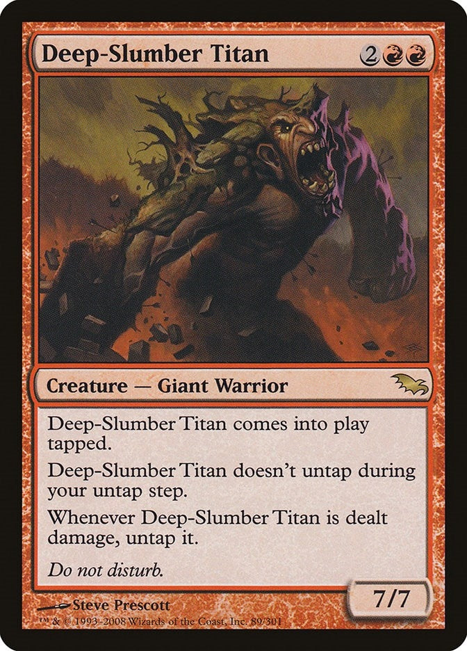 Deep-Slumber Titan (89) [SHM] - MTG Single