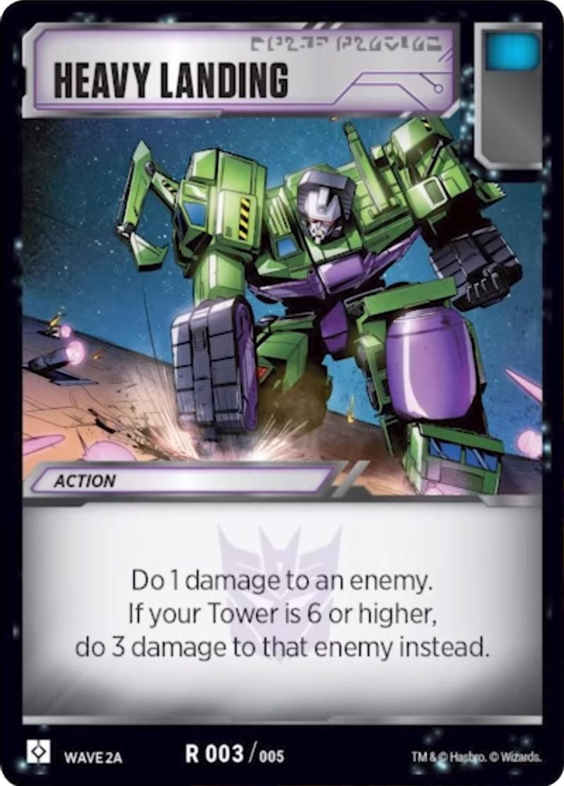 Heavy Landing (Wave 2A - Devastator) (3) [TRW2] - Transformers TCG Single