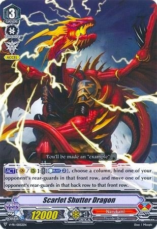 Scarlet Shutter Dragon (52) [VPR] - Cardfight Vanguard Single