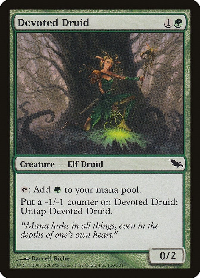 Devoted Druid (110) [SHM] - MTG Single