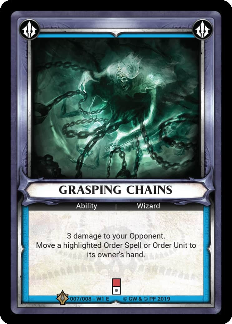 Grasping Chains (Claimed) (WHAOSWCP) - Warhammer Age of Sigmar Champions TCG Single