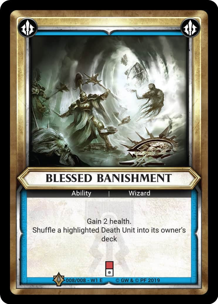 Blessed Banishment (Unclaimed) (WHAOSWCP) - Warhammer Age of Sigmar Champions TCG Single