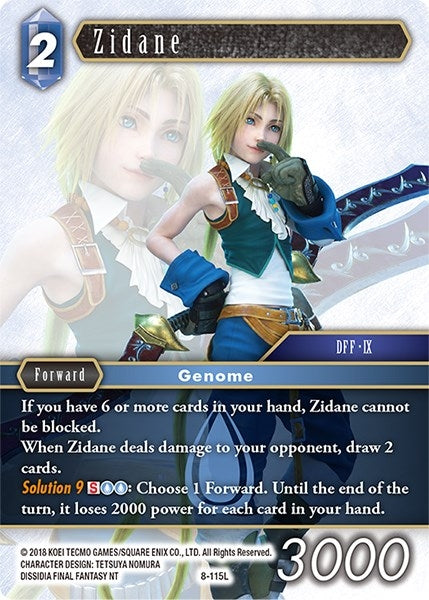Zidane (8) [OP8] - Final Fantasy TCG Single