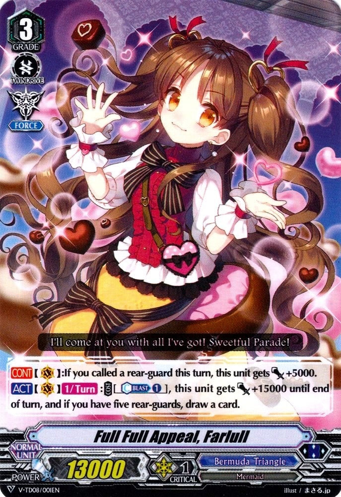 Full Full Appeal Farlull (8001) [V-TD08] - Cardfight Vanguard Single