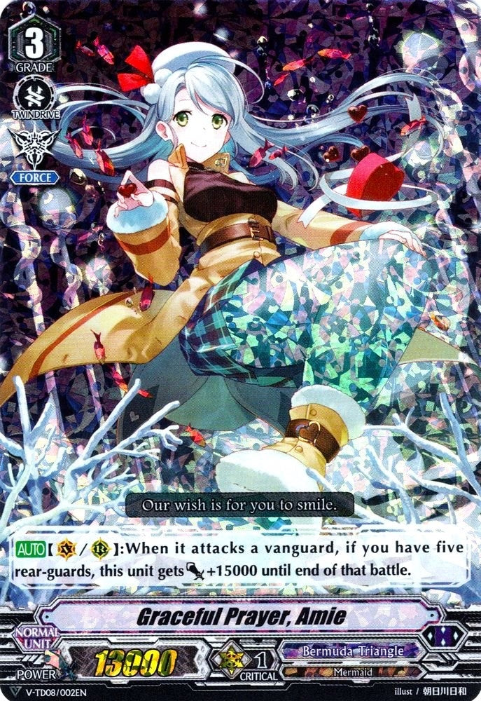 Graceful Prayer Amie (RRR Foil) (8002) [V-TD08] - Cardfight Vanguard Single
