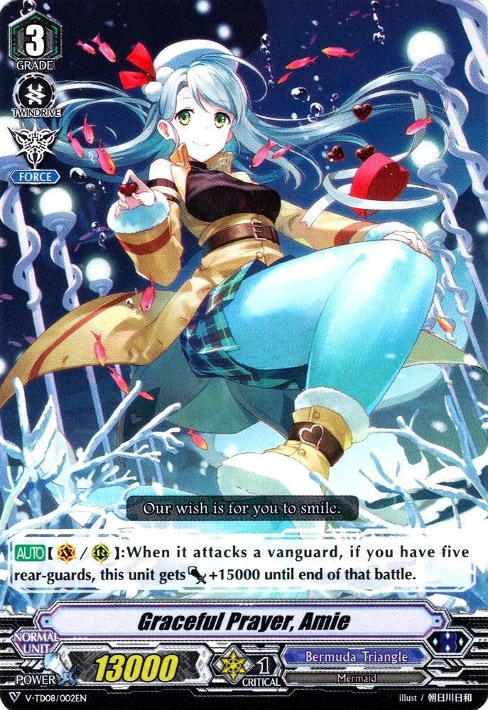 Graceful Prayer Amie (8002) [V-TD08] - Cardfight Vanguard Single