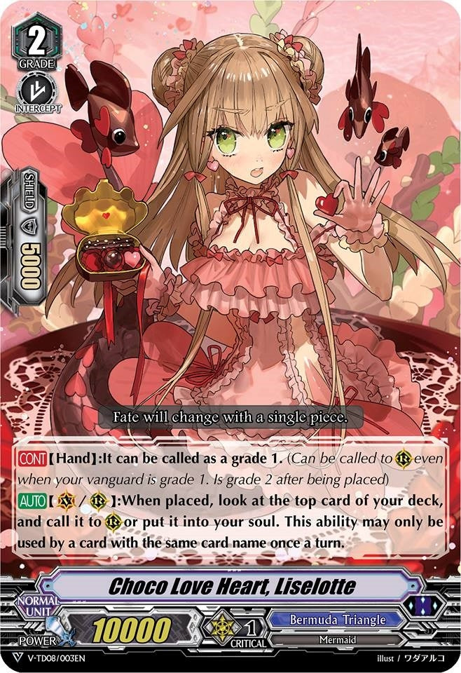 Choco Love Heart Liselotte (8003) [V-TD08] - Cardfight Vanguard Single
