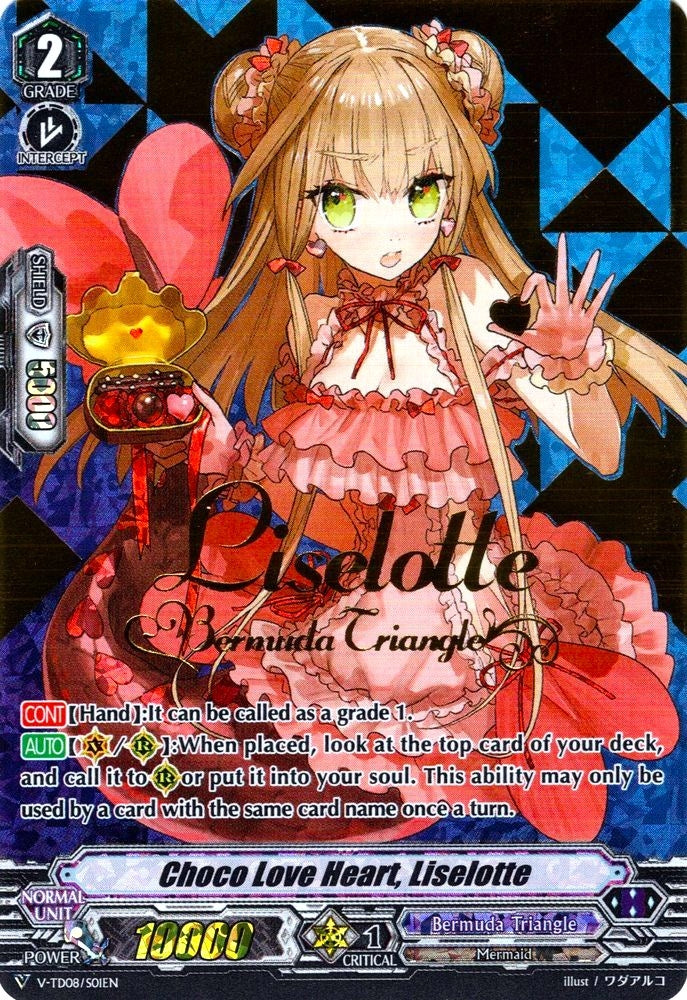 Choco Love Heart Liselotte (SP) - V-TD08/S01EN (801) [V-TD08] - Cardfight Vanguard Single