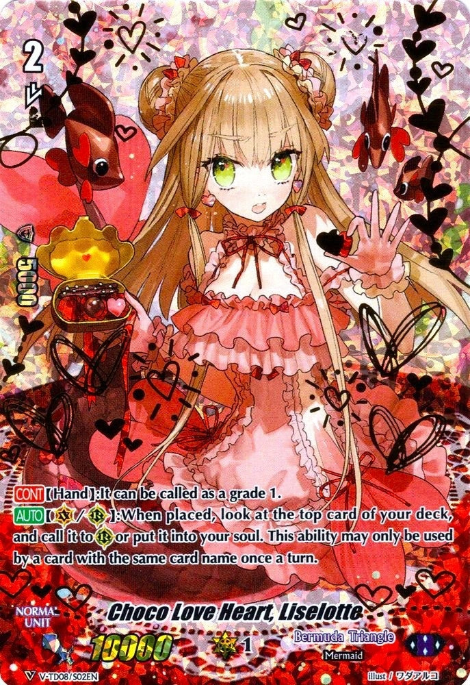 Choco Love Heart Liselotte (SP) - V-TD08/S02EN (802) [V-TD08] - Cardfight Vanguard Single