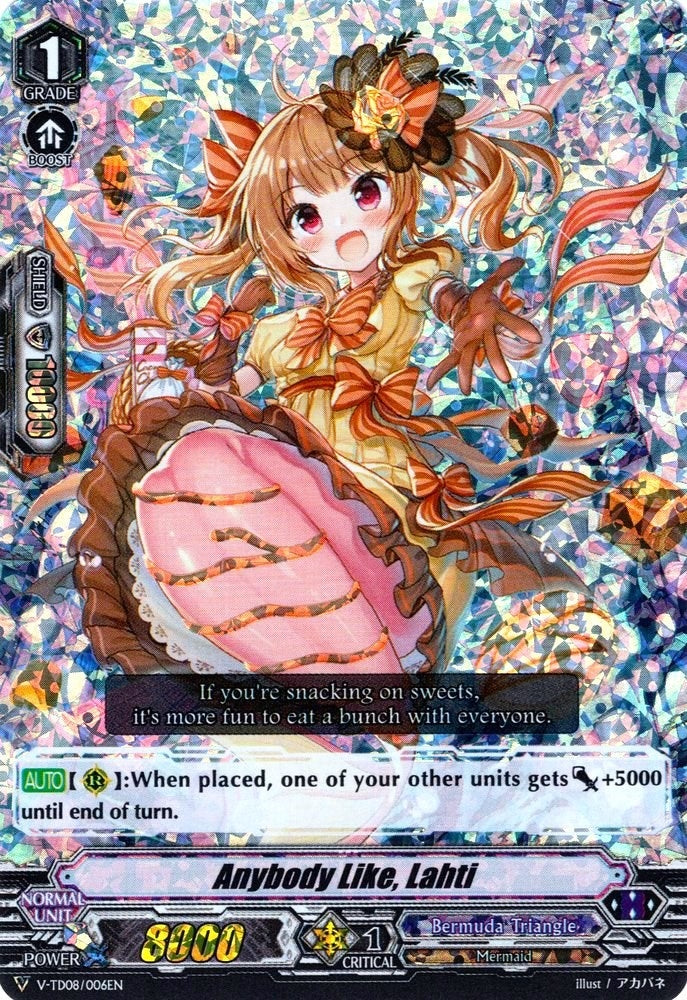 Anybody Like Lahti (RRR Foil) (8006) [V-TD08] - Cardfight Vanguard Single