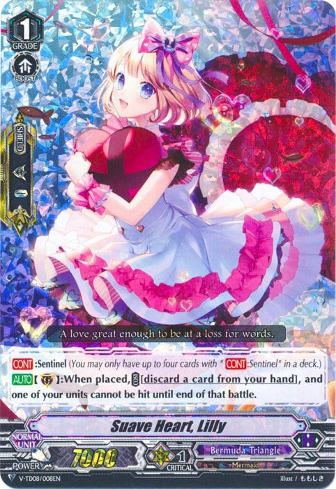 Suave Heart Lilly (RRR Foil) (8008) [V-TD08] - Cardfight Vanguard Single