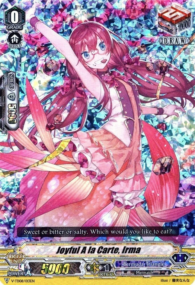 Joyful a la Carte Irma (RRR Foil) (8013) [V-TD08] - Cardfight Vanguard Single