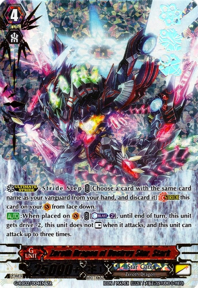 Zeroth Dragon of Destroy Star Stark (2004) [G-RC02] - Cardfight Vanguard Single