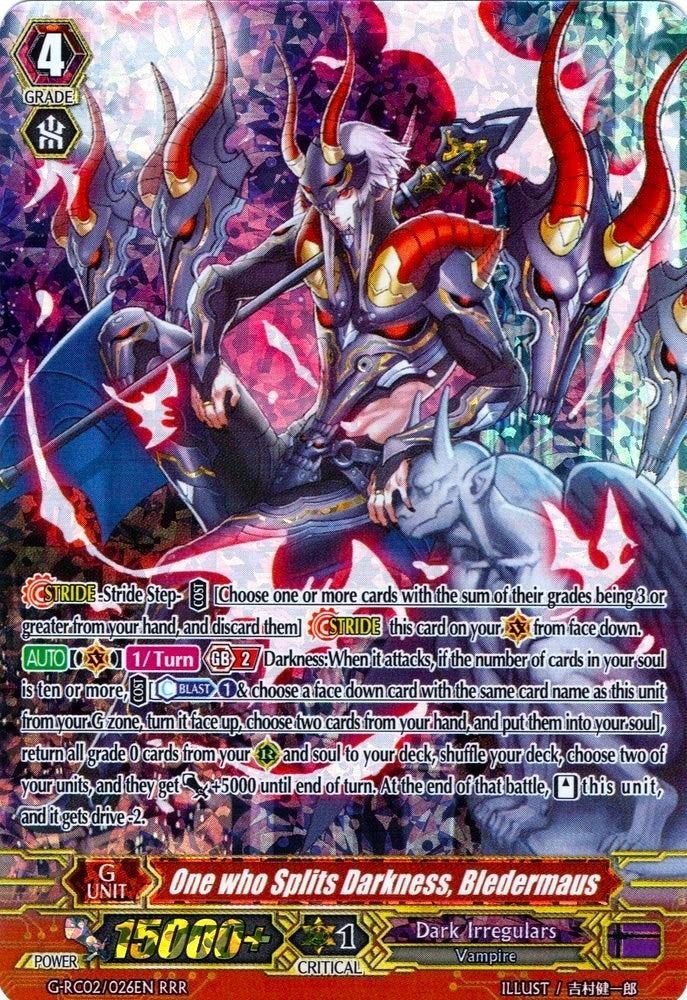 One who Splits Darkness Bledermaus (2026) [G-RC02] - Cardfight Vanguard Single