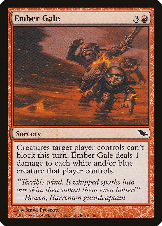 Ember Gale (91) [SHM] - MTG Single