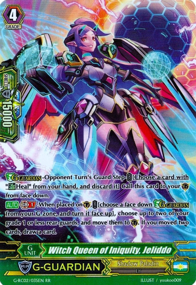 Witch Queen of Iniquity Jeliddo (2035) [G-RC02] - Cardfight Vanguard Single
