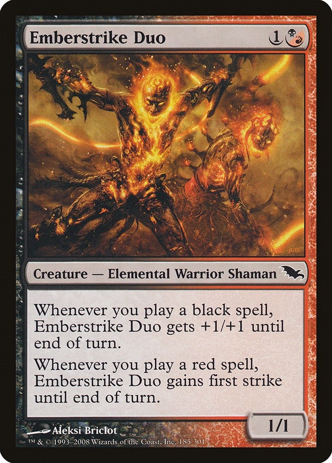 Emberstrike Duo (185) [SHM] - MTG Single
