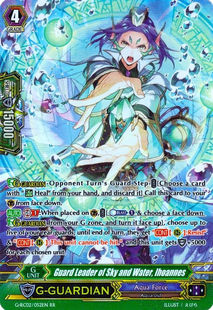 Guard Leader of Sky and Water Ihoannes (2052) [G-RC02] - Cardfight Vanguard Single