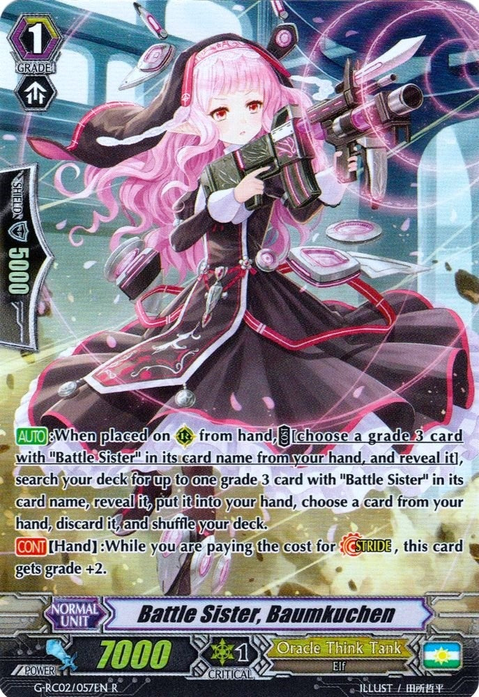 Battle Sister Baumkuchen (2057) [G-RC02] - Cardfight Vanguard Single