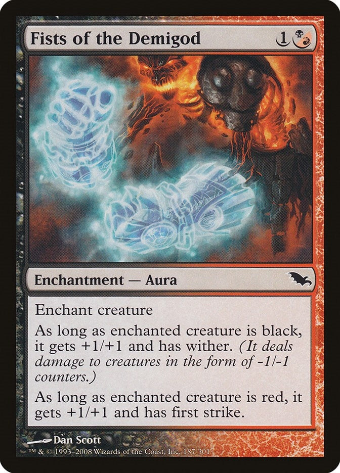 Fists of the Demigod (187) [SHM] - MTG Single
