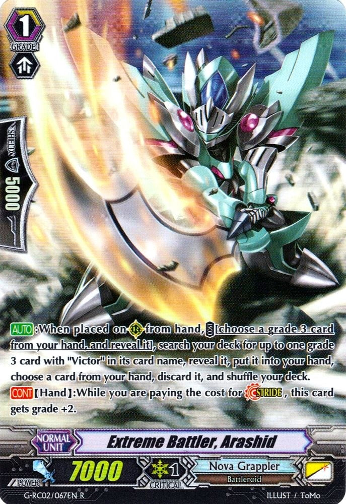 Extreme Battler Arashid (2067) [G-RC02] - Cardfight Vanguard Single