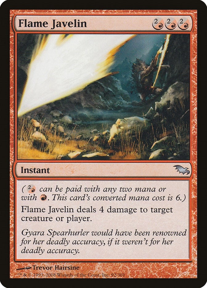 Flame Javelin (92) [SHM] - MTG Single