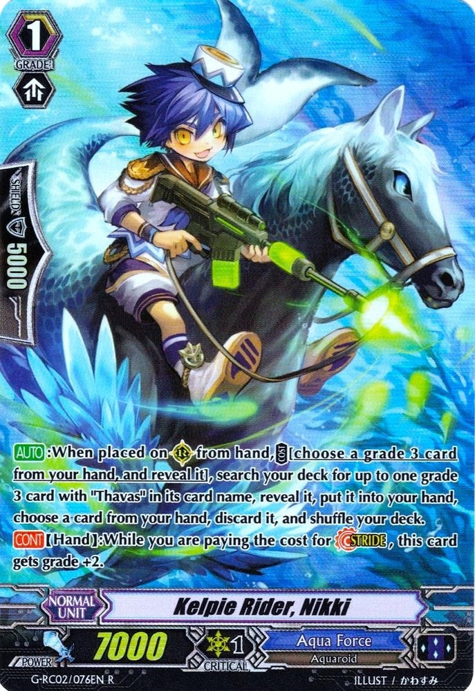 Kelpie Rider Nikki (2076) [G-RC02] - Cardfight Vanguard Single