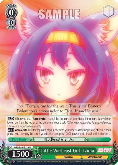 Little Warbeast Girl Izuna (58034) [NGL/S58] - Weiss Schwarz Single
