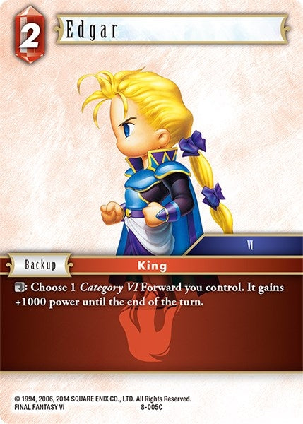 Edgar (8) [OP8] - Final Fantasy TCG Single