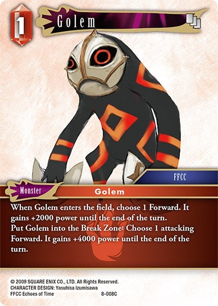 Golem (8) [OP8] - Final Fantasy TCG Single