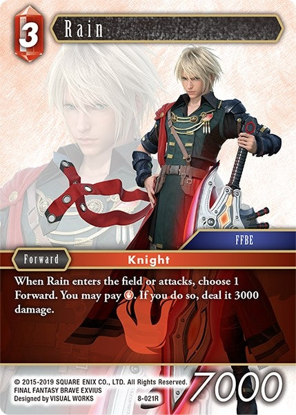 Rain (Rare) (8) [OP8] - Final Fantasy TCG Single