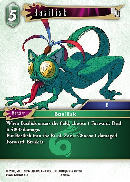 Basilisk (8) [OP8] - Final Fantasy TCG Single