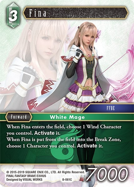 Fina (Common) (8) [OP8] - Final Fantasy TCG Single
