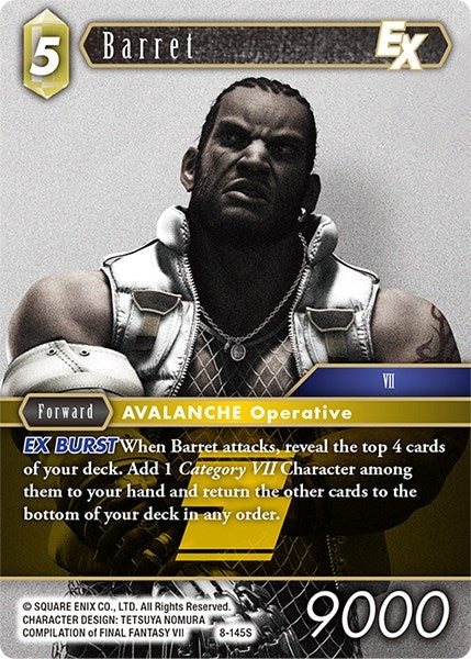 Barret EX (8) [OP8] - Final Fantasy TCG Single