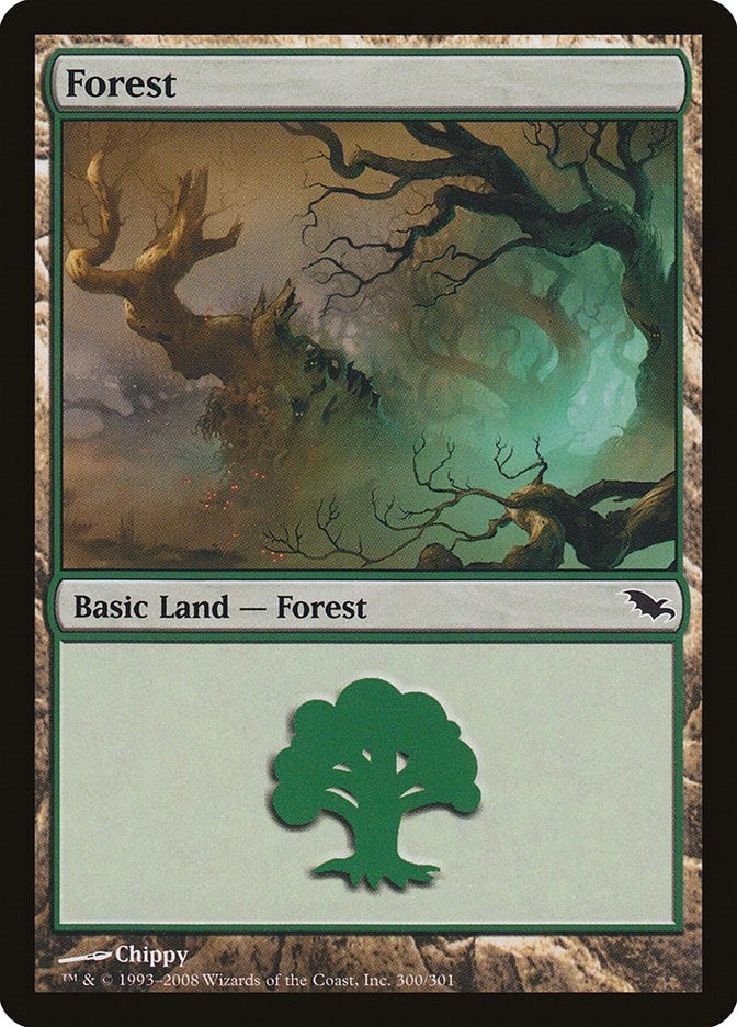 Forest (300) (300) [SHM] - MTG Single