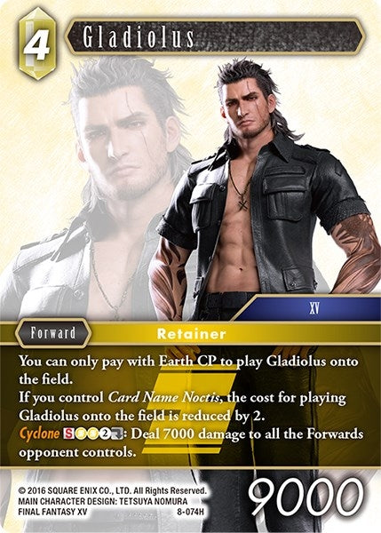 Gladiolus (8) [OP8] - Final Fantasy TCG Single