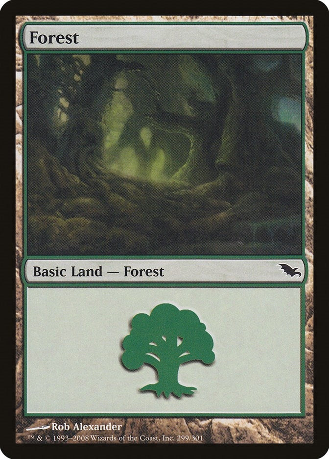 Forest (299) (299) [SHM] - MTG Single