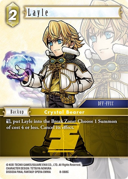 Layle (8) [OP8] - Final Fantasy TCG Single