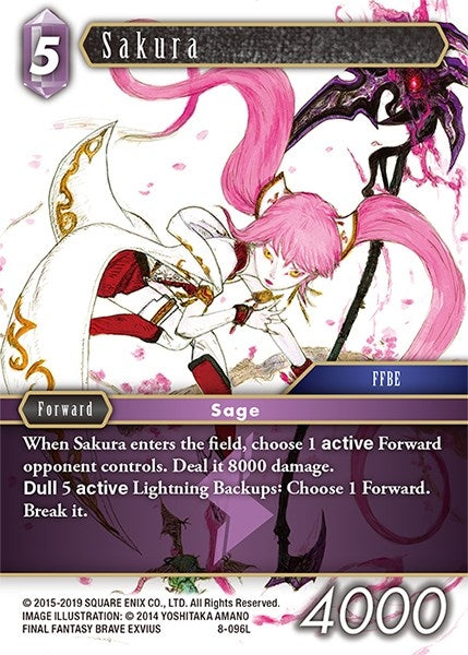 Sakura (8) [OP8] - Final Fantasy TCG Single