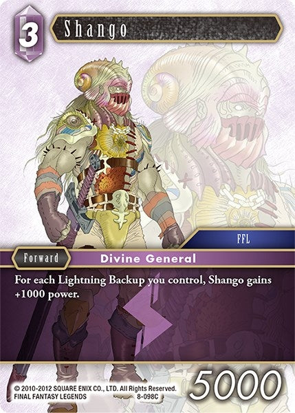 Shango (8) [OP8] - Final Fantasy TCG Single