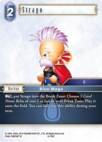 Strago (8) [OP8] - Final Fantasy TCG Single