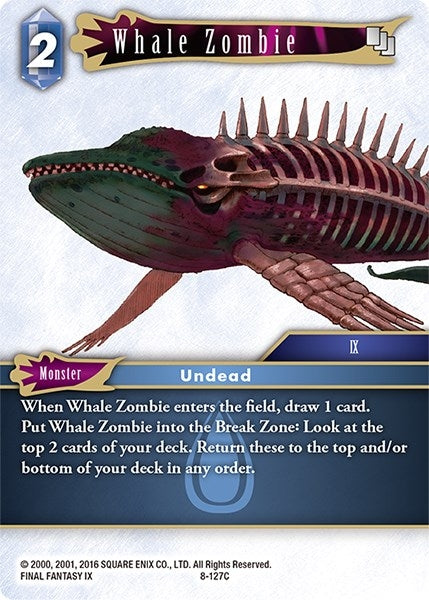 Whale Zombie (8) [OP8] - Final Fantasy TCG Single