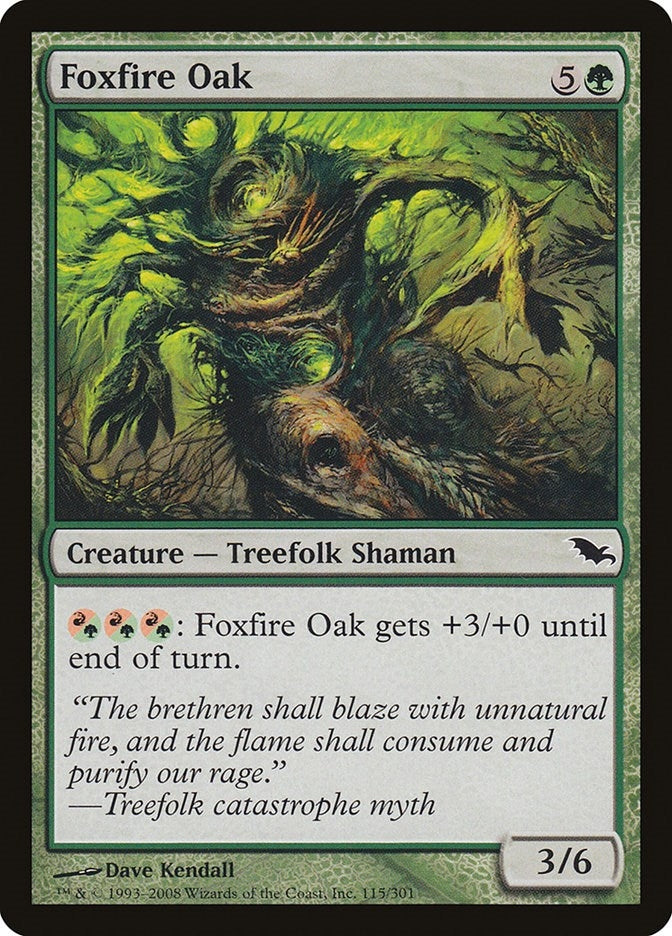 Foxfire Oak (115) [SHM] - MTG Single