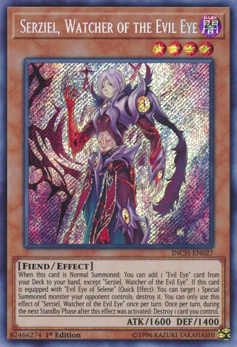 Serziel Watcher of the Evil Eye (27) (INCH) - YuGiOh Single