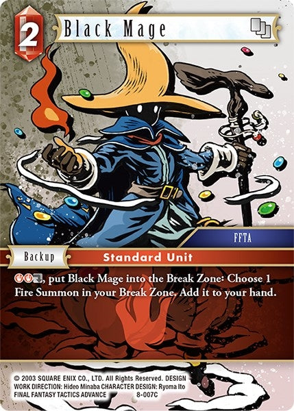 Black Mage (FFTA) (8) [OP8] - Final Fantasy TCG Single