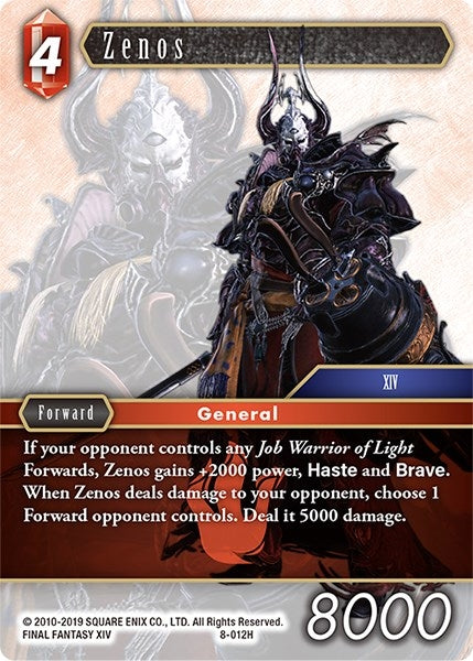 Zenos (8) [OP8] - Final Fantasy TCG Single
